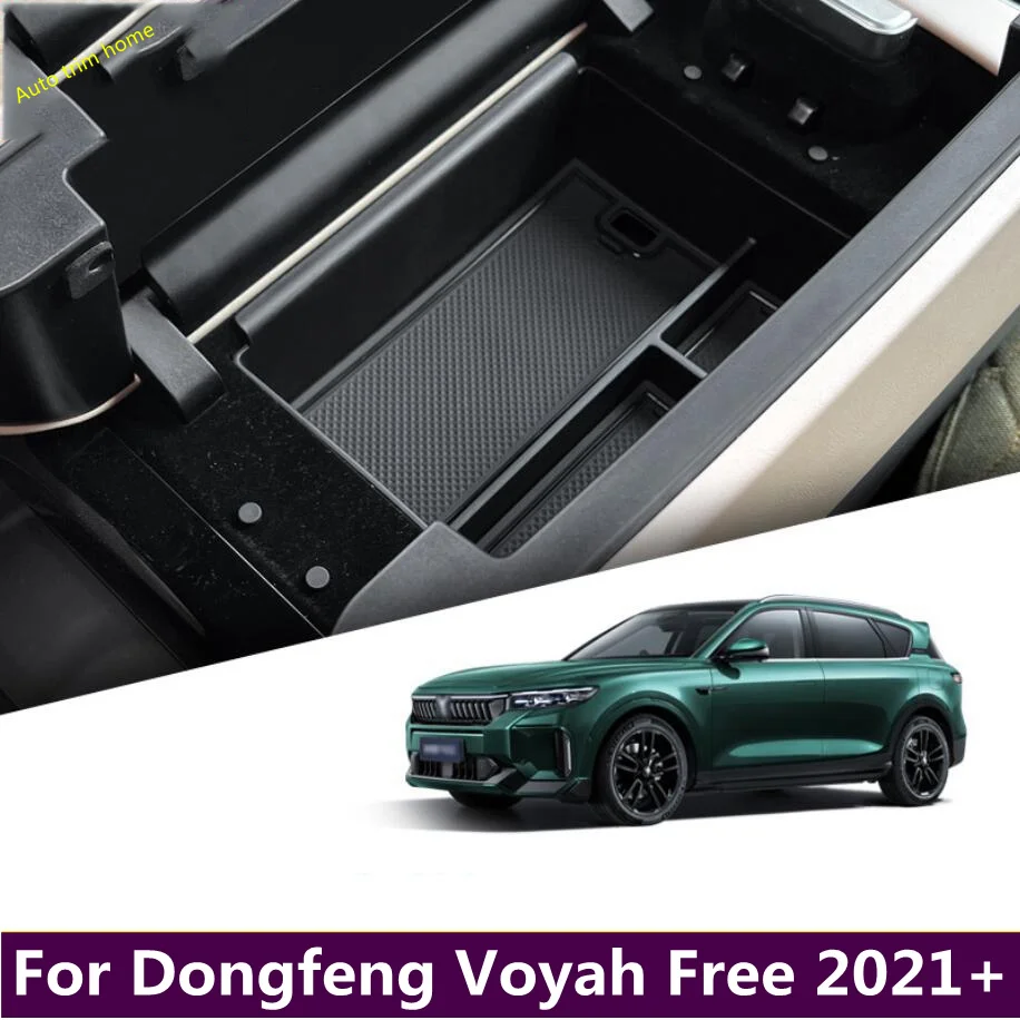 

LHD Central Storage Box Pallet Armrest Container Box Cover Door Armrest Fit For Dongfeng Voyah Free 2021 - 2023 Car Accessories