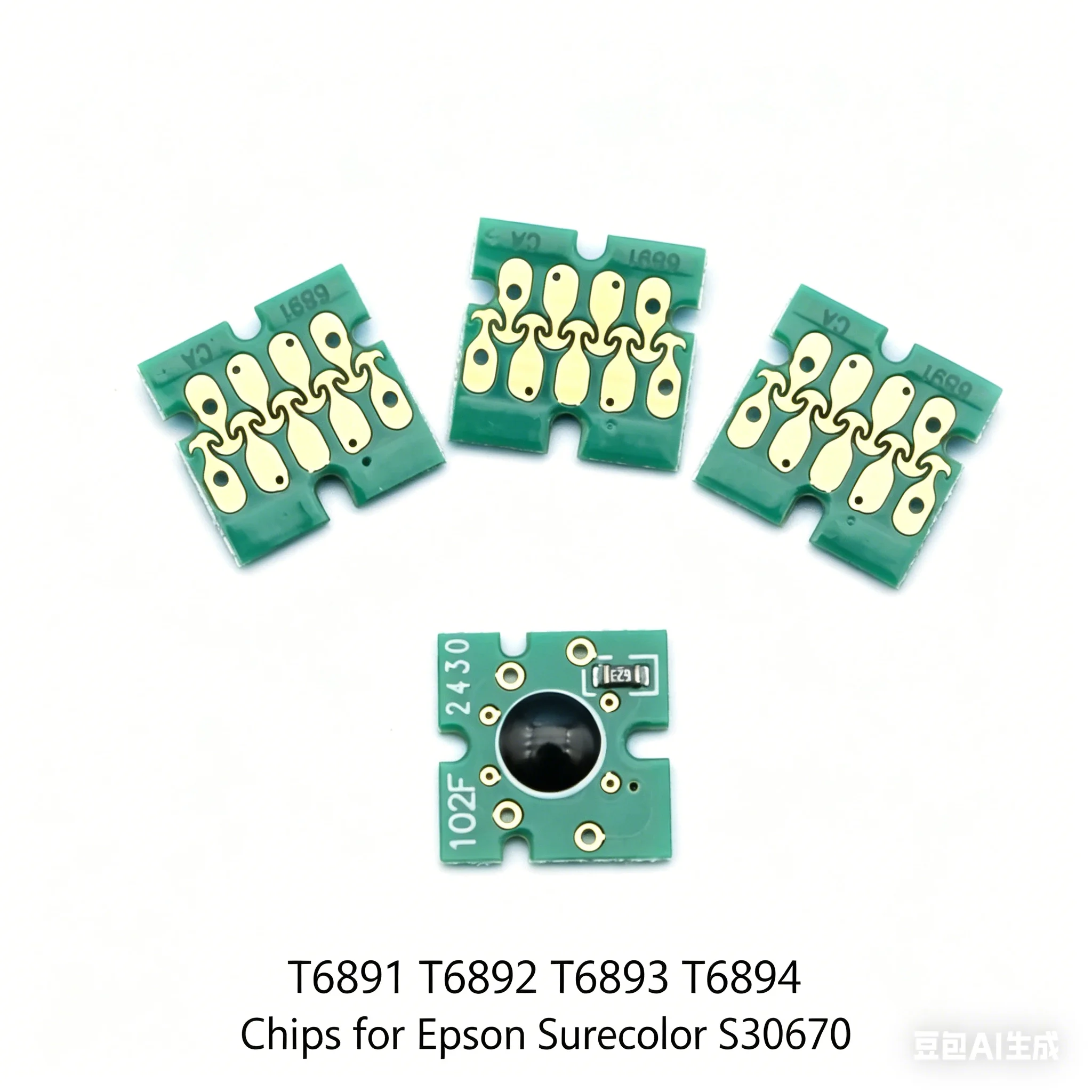 Cartuchos de Tinta T6891-T6894 S30670 em 4 Cores, Uso Único para Impressoras Epson Surecolor S30670 S30675 S50670