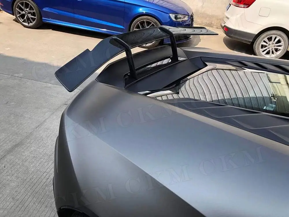

Задний спойлер багажника из сухого углеродного волокна для Lamborghini Huracan LP580 LT610 EVO, задний спойлер, задний спойлер багажника