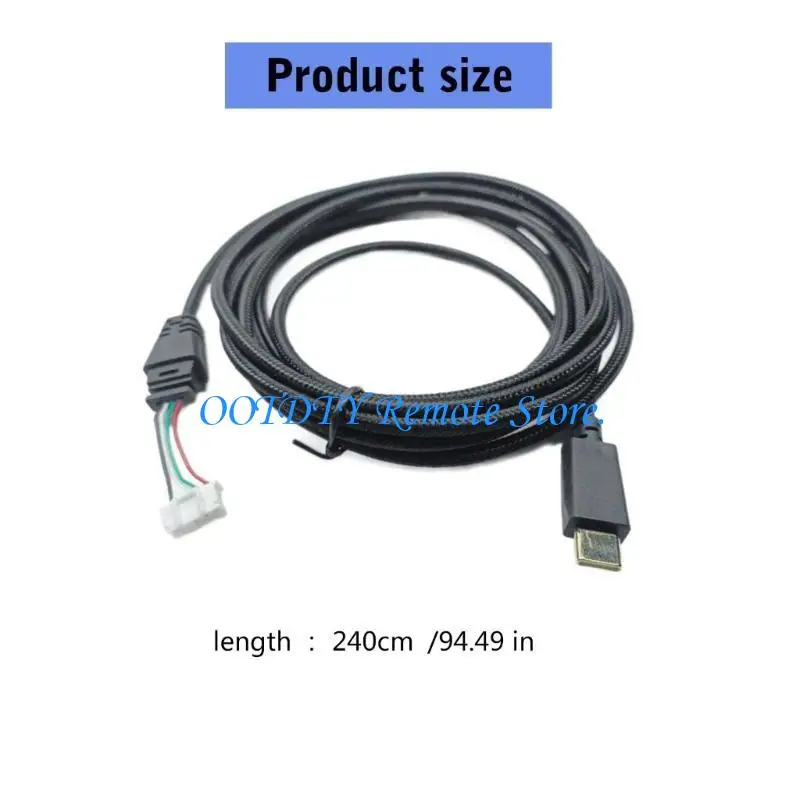 

Прочный стереокабель для наушников USB C для гарнитур ROGDelta/ROG DeltaS