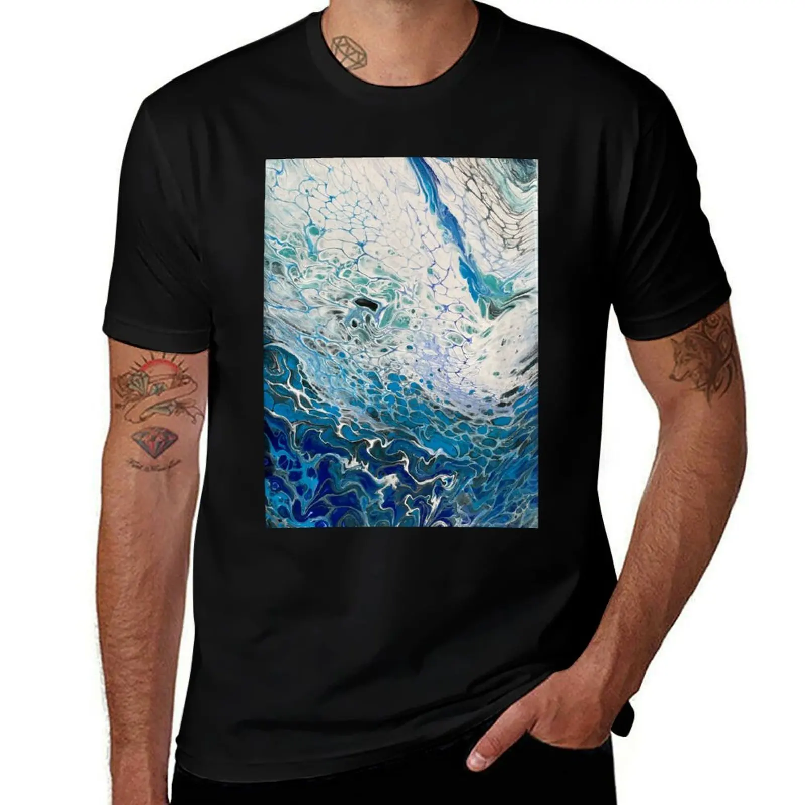 blue velvet T-Shirt Simple Line Art Print Tee