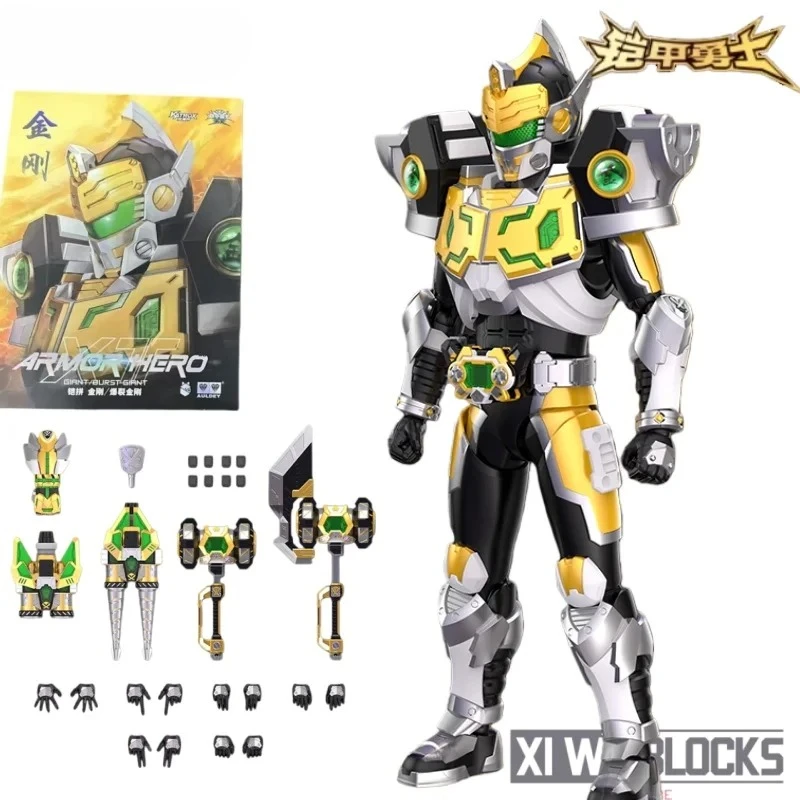 

Armor Hero собрать строительные блоки человек взрыв гигантские игрушки двойной формы подвижные модели коллекционные украшения подарки на день рождения
