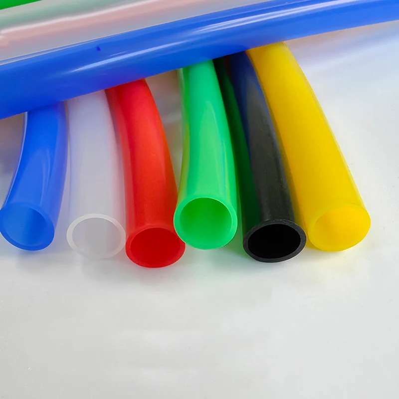 1M 10mmX12mm Small Soft Flexible Hollow Tube Colors Silicone Tube Food grade ,odorless for Medical Devices,Bottle Straw,Lighting