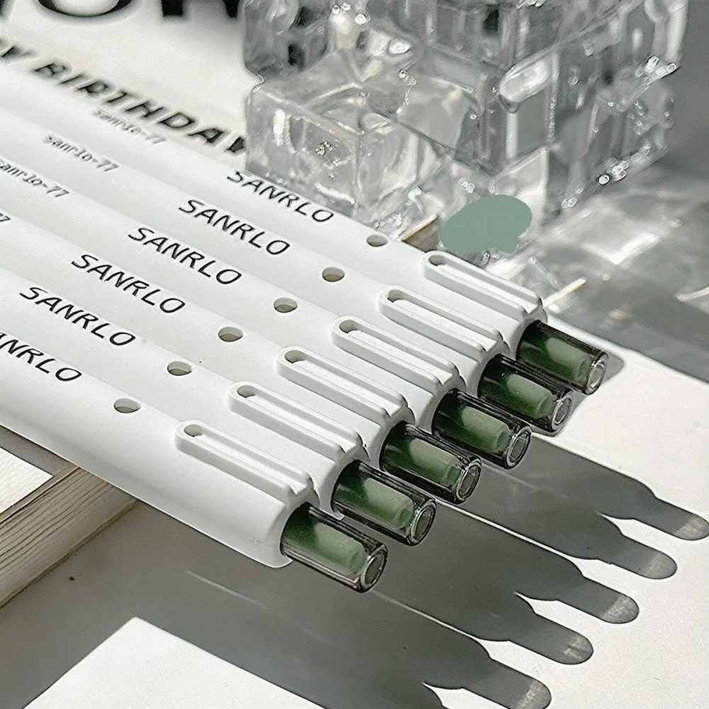 Durable Dual Head Permanent Marker Pen Quick Dry Waterproof Ink Fine And Chisel Tips For Drawing And Stationery