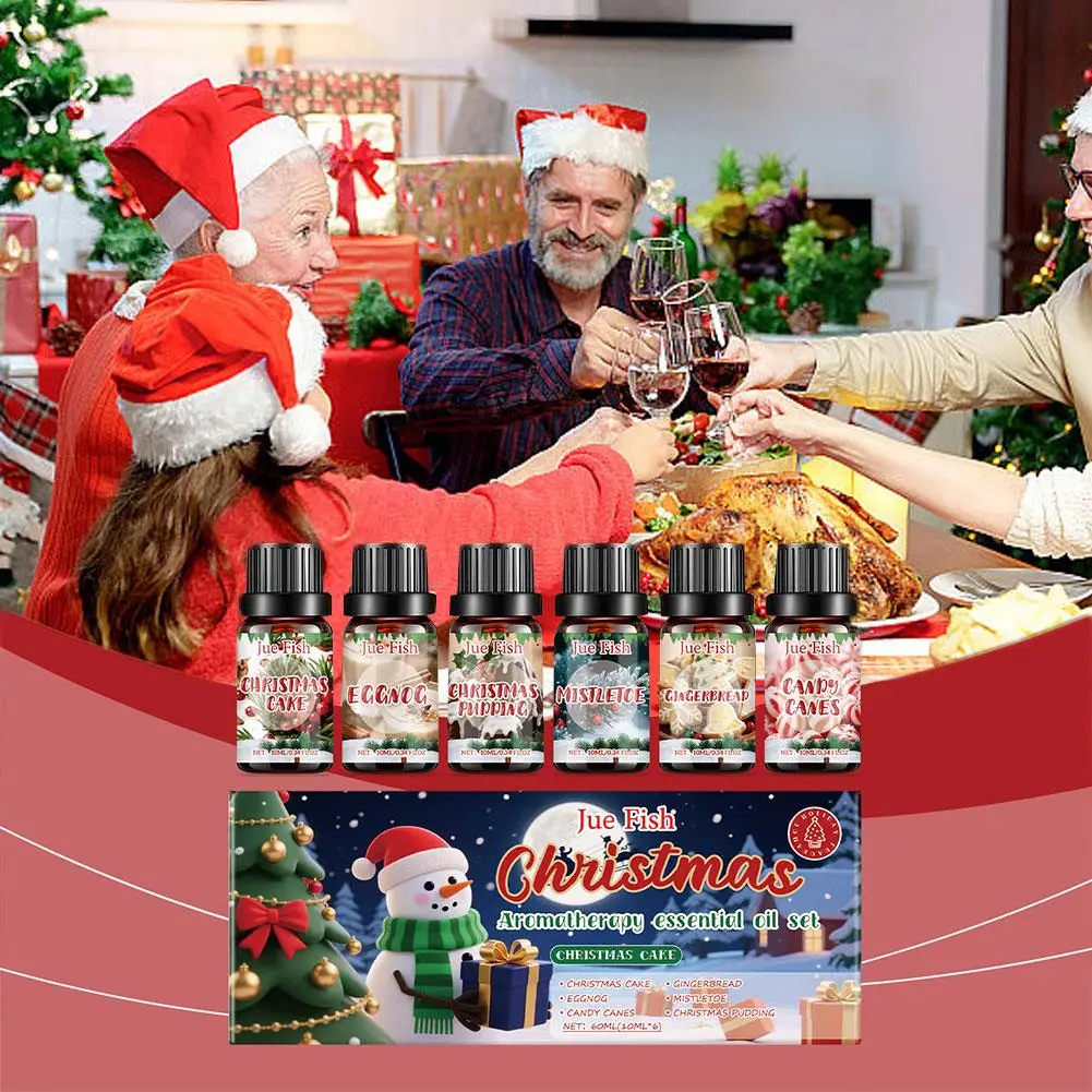 

Christmas Essential Oils for Aroma Diffusers Festival Gift Home Fragrance Decoration Holiday Scents