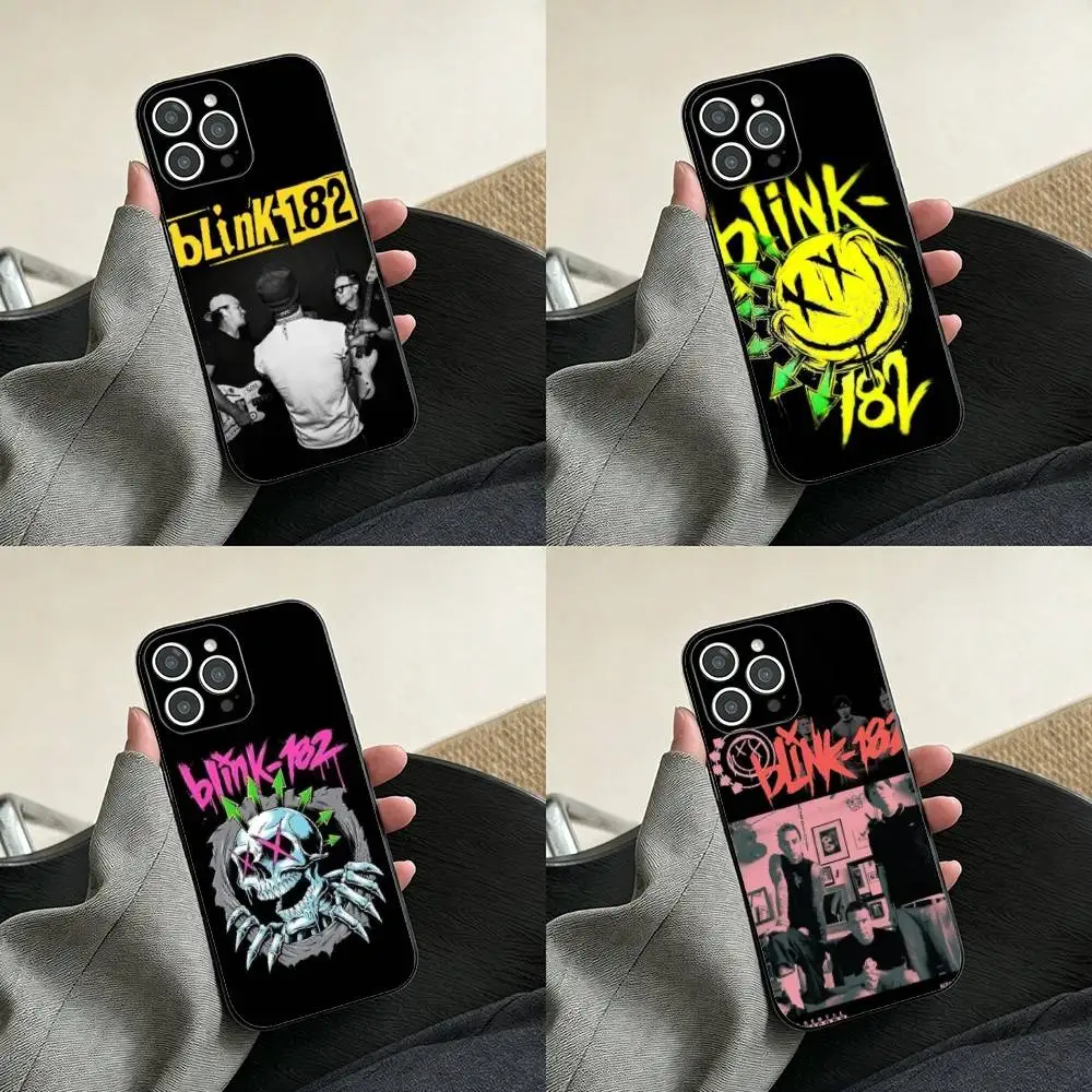 

Punk B-Blink-182 Band Phone Case Silicone Soft For IPhone 17 16 15 14 13 12 11 X XR Plus Pro Max Plus