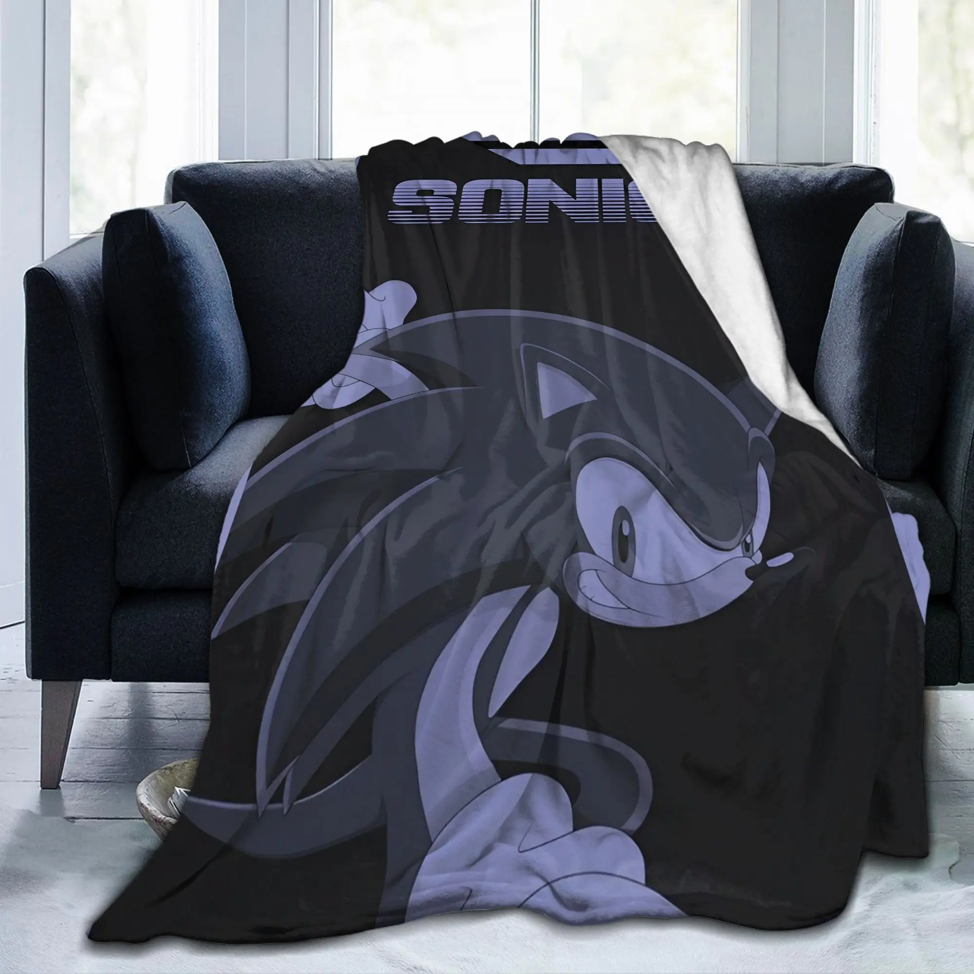 S-Sonics The H-Hedgehogs Blanket Fleece Spring/Autumn Multi-function Warm Throw Blanket for Bedding Car Quilt