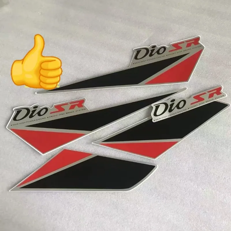 

Для Honda Dio AF Series наклейки на кузов скутера - предварительно клейкие защитные наклейки на обтекатель 2010-2023 (полный комплект из ПВХ)