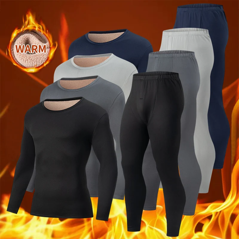 

Мужской осенне-зимний толстый бархатный однотонный теплый костюм из 2 предметов, удобная теплая морозостойкая и универсальная домашняя одежда