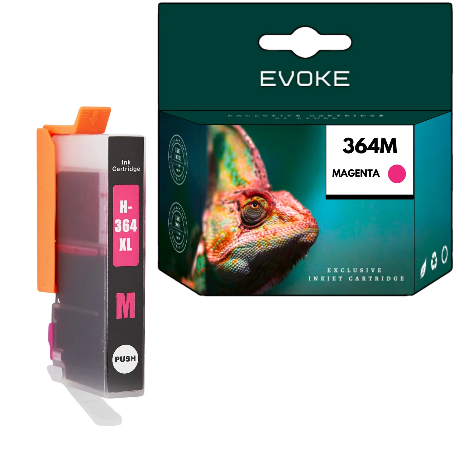 Evoke Compatibele Inkt voor Hp 364Xm 364 m Cb324Ee Magenta 15 ml 1870 Pagina's Photosmart 5510/5520/5524/3520/3070A