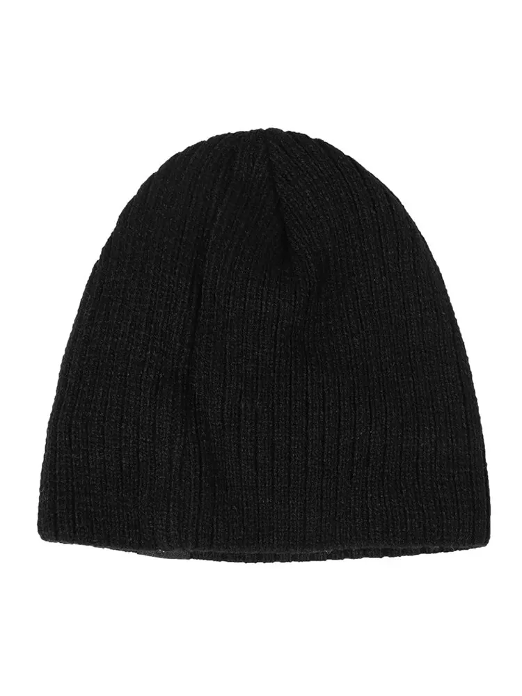 New Korean Version Of The Simple Snowflake Cloth Label Knit Cap Outdoor Sports Leisure Warm Hat For Men And Women