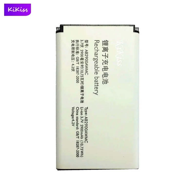 AB2900AWMC Mobile Phone Battery For PHILIPS Xenium X5500 X1560 CTX5500 CTX1560 2900mAh Real Capacity
