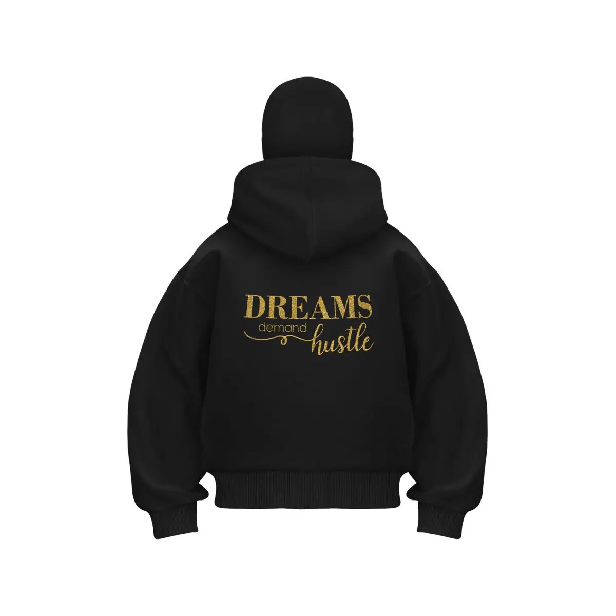 

dreams demand hustle new item double hooded sweatshirt men's hooded