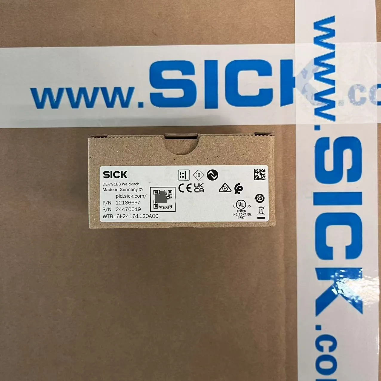 

SICK BRAND original WTB16I-24161120A00 1218669 SMALL PHOTOELECTRIC SENSORS new in stock