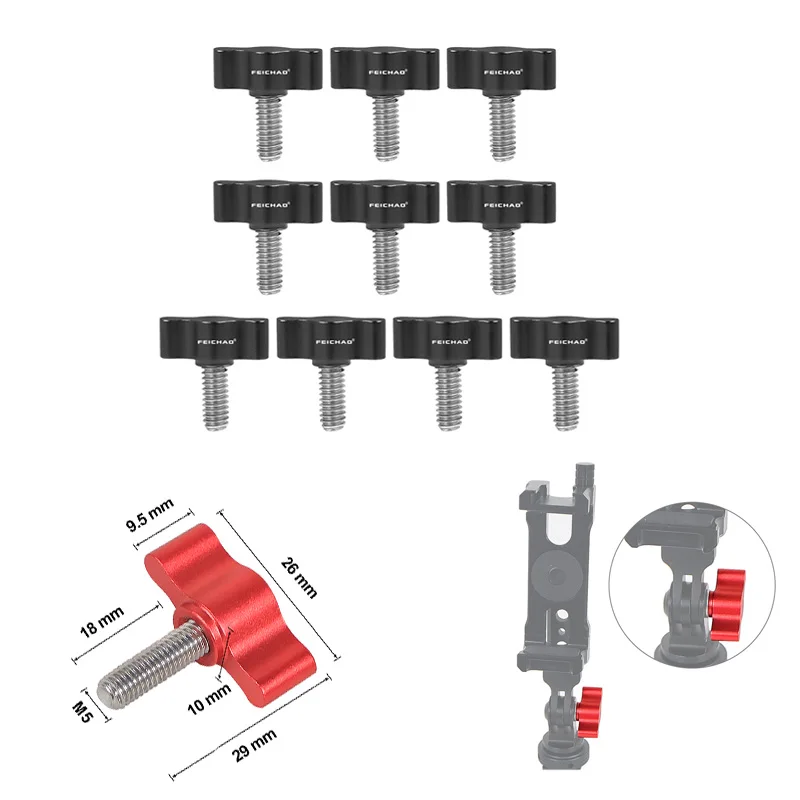 10Pcs Hand Tighten … - image