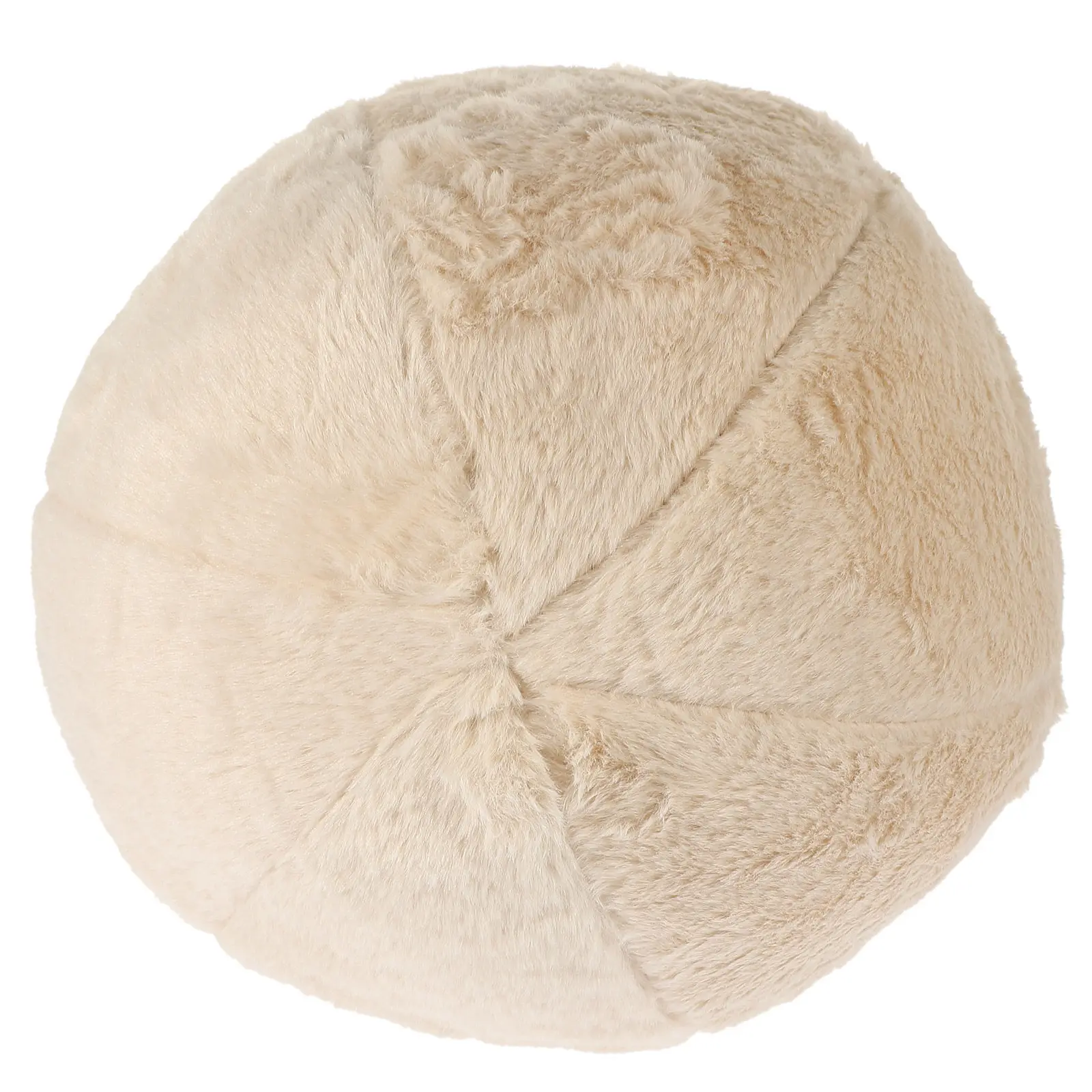 

Rabbit Hair Ball Pillow Solid Color Round Sofa Cushion Comfortable Soft Spherical Throw Cushion Cozy Household Decor Accent