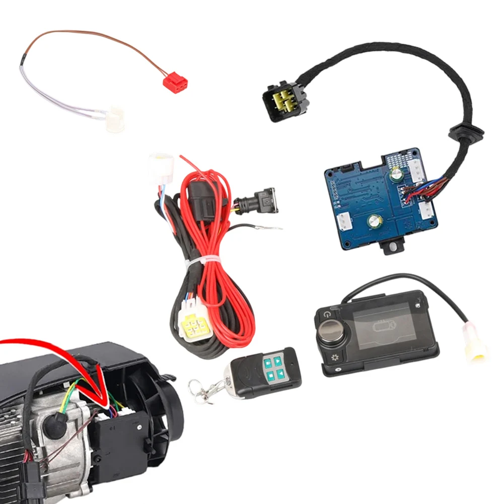 

5KW Diesel Air Heater with Remote and LCD Switch Controller for Car Use Compatible with 12V 24V Vehicle Systems