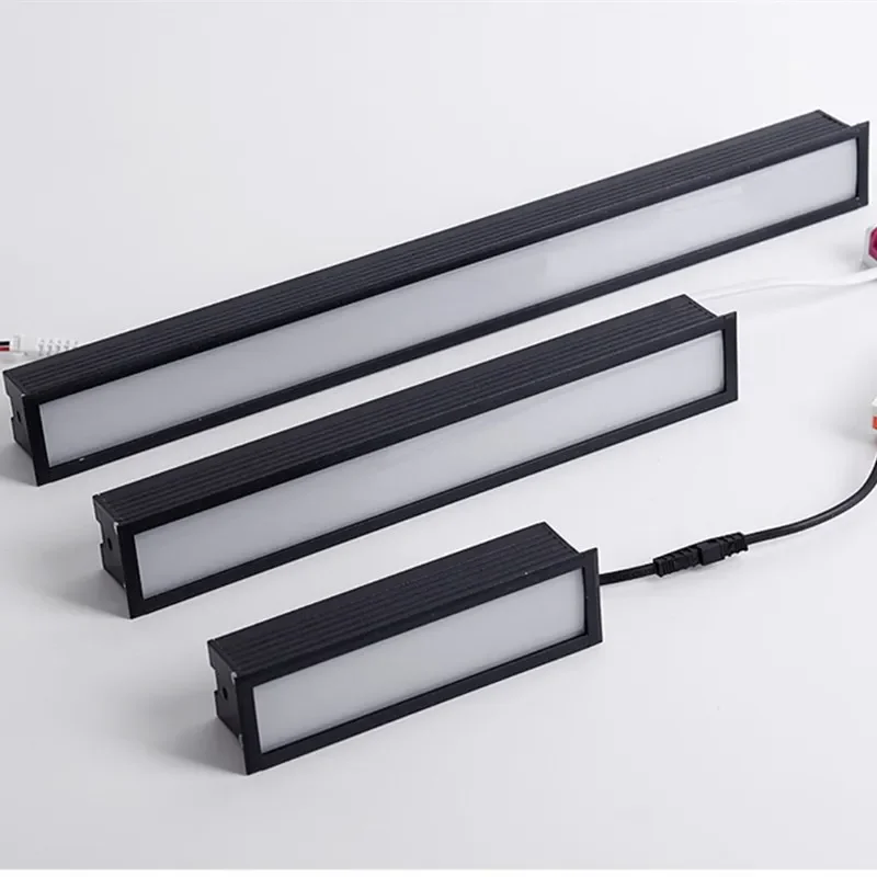 Dimmable LED Downlight Spot Light 10w 20W 30W line light bar creative linear long strip living room corridor light Recessed