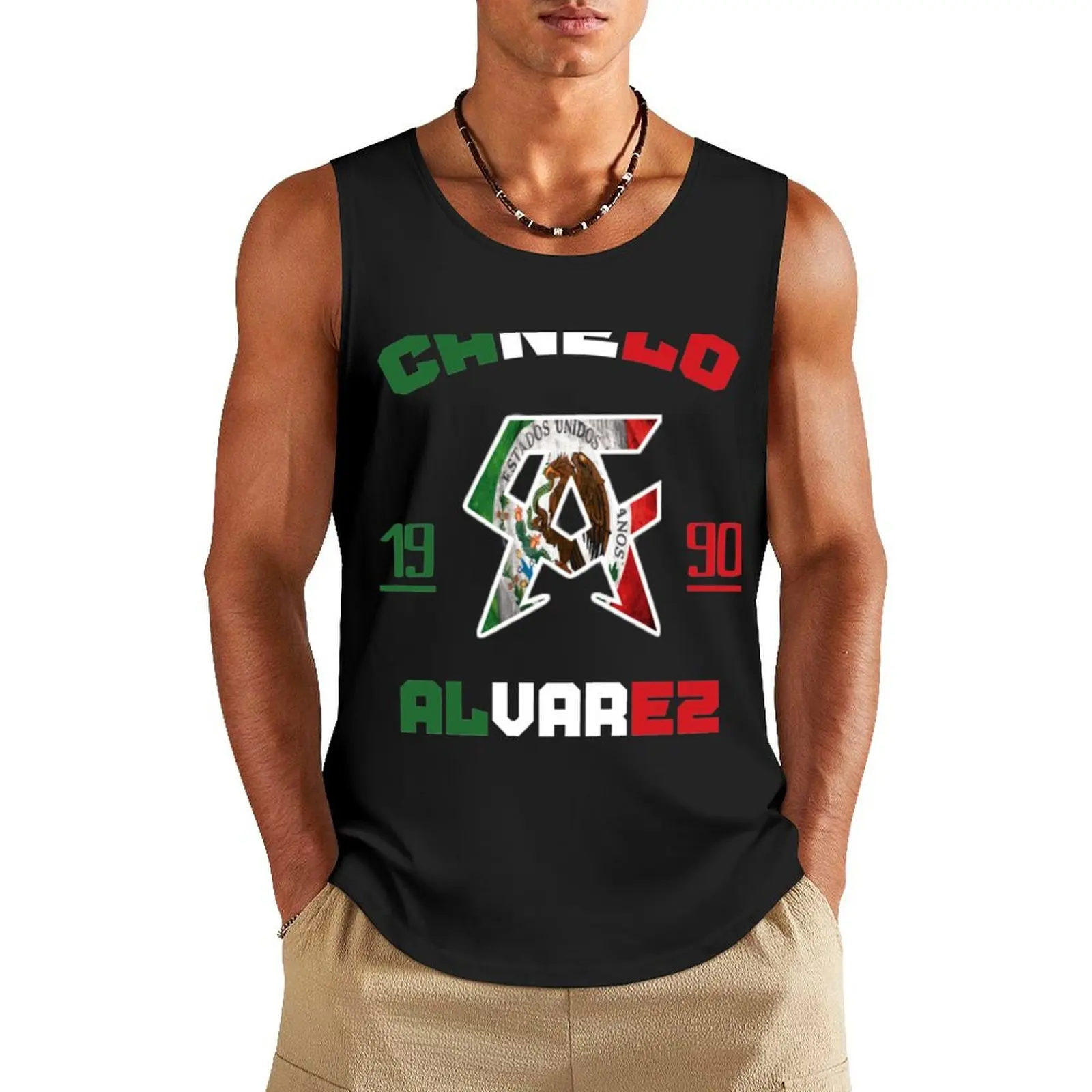 

Canelo Alvarez Tank Top basketball summer clothes men 2024