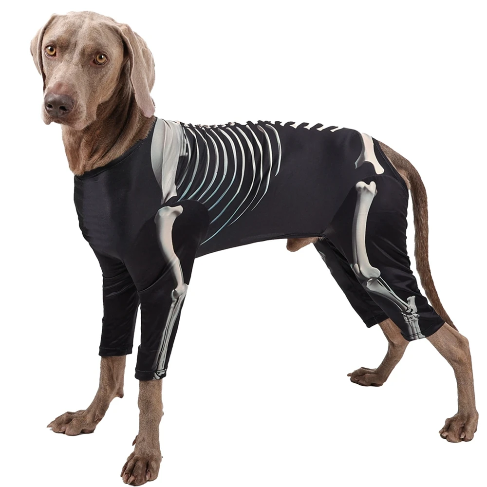 Pet Halloween Costume High Stretch Dog Onesie Comfortable Soft Jacket Shirt Dog Vest Sweatshirt Outdoor Walking Windproof Outfit