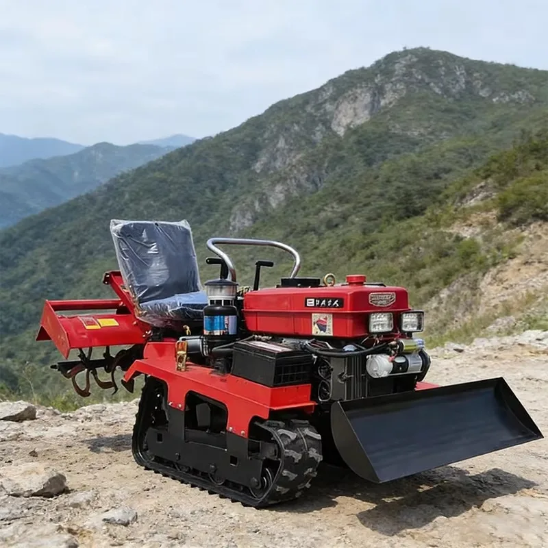 2026 Multifunctional Micro-tiller: Capable of Trenching, Ridging, Weeding, and Rotary Tilling One Machine for Multiple Tasks.