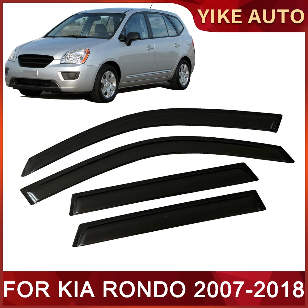 

Window Visor for KIA RONDO UN RP 2007-2018 Weathershied Door Visor Wind Sun Rain Guards Side Window Wind Deflectors Auto Parts