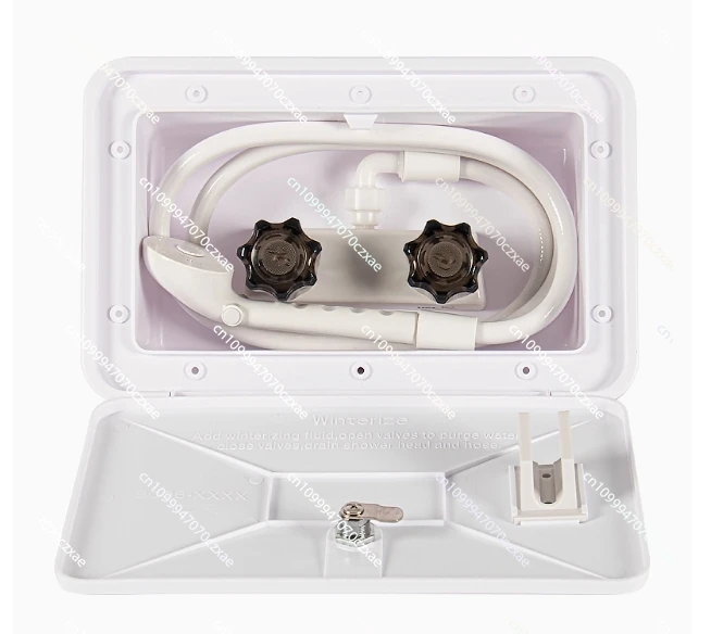 

RV Shower Box Kit for RV Camper Trailer Boat Marine Yacht Motorhome Caravan Accessories external Wall shower Exterior Shower Kit