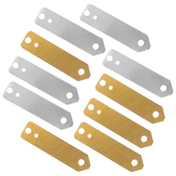 10pcs Zinc Anode Copper Anode Sheet Electrode Materials for Fruit Power Experiments