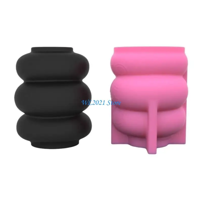 

G5GC Unique Donuts Shaped Silicone Mold for DIY Vase Flower Arrangement Vase Resin Molds Desktop Decoration Table Centerpiece