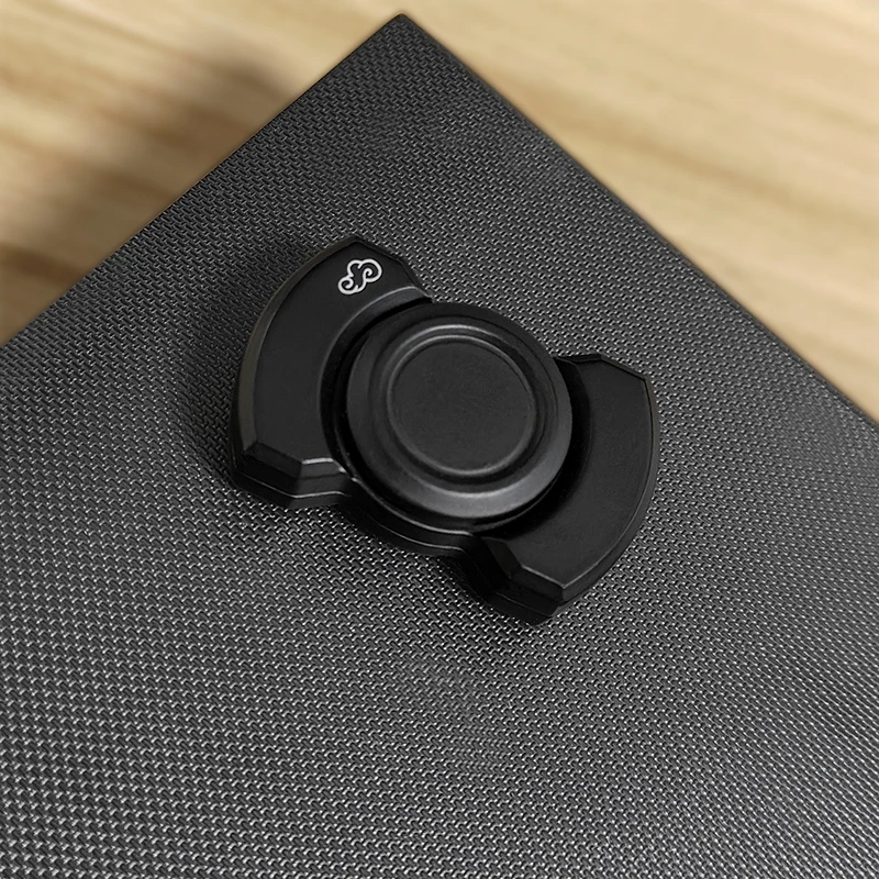 3-in-1 Alloy Fidget Spinner - Click,Slide & Spin Modes,Ultra-Silent,High-Speed Rotation,3-Minute Spin Time,Compact Stress Relief