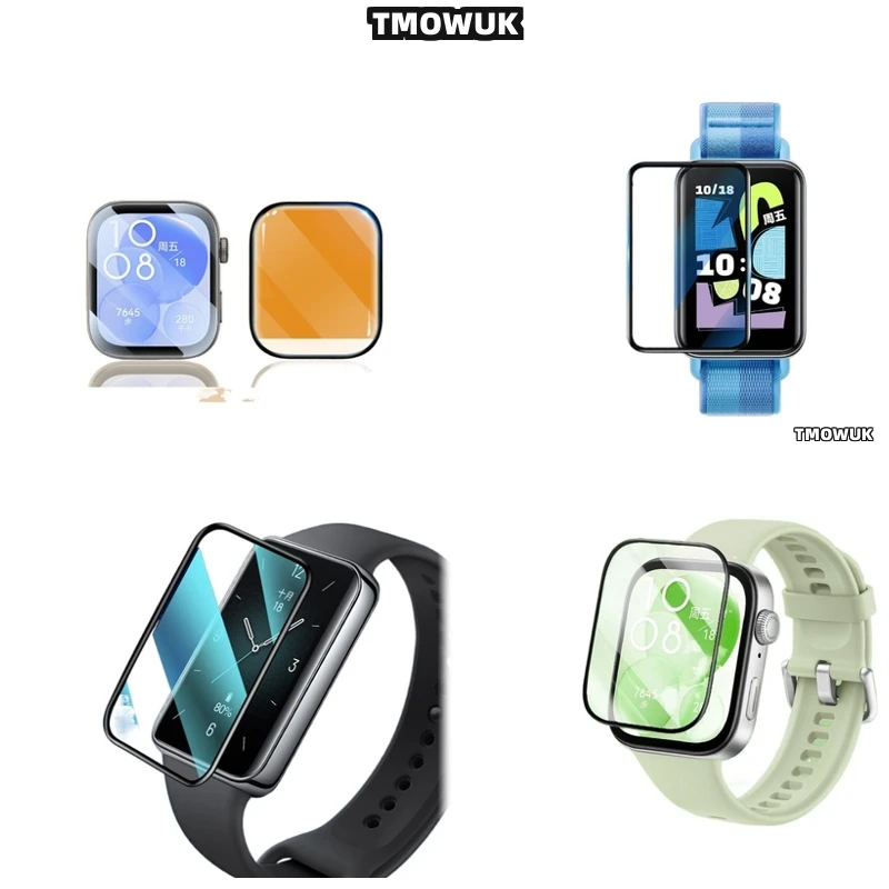 

For Huawei Band 6 7 8 9 10 B6 B7 Watch D2 Fit 3 4 Pro Special Edition - Long - Lasting Soft Flexible Screen Protective Film 3D C