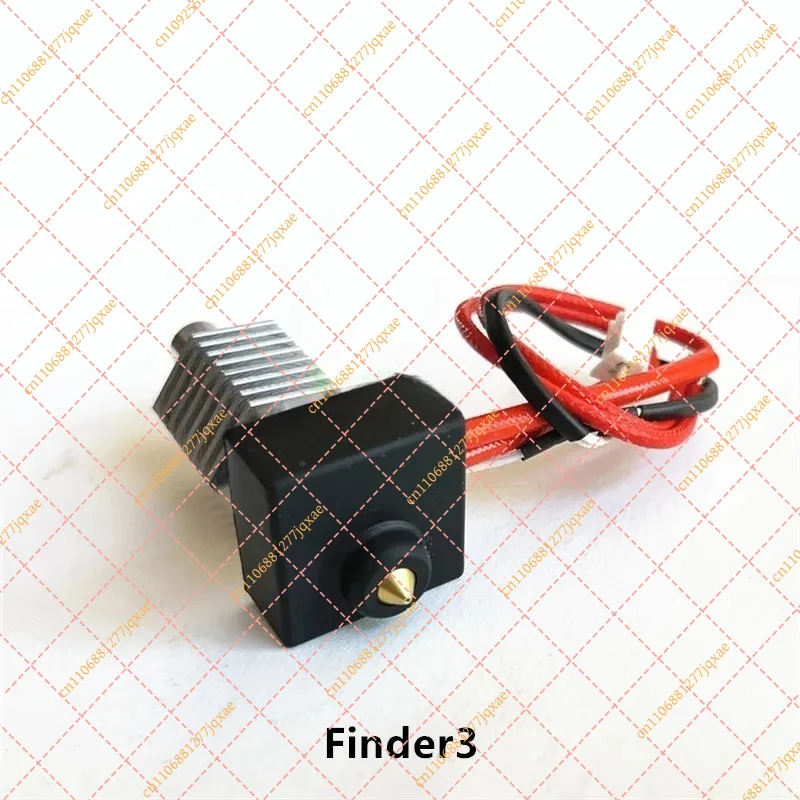 24V Extruder Hotend Kit for Flashforge Finder 3, with Heater Block and Silicone Sock