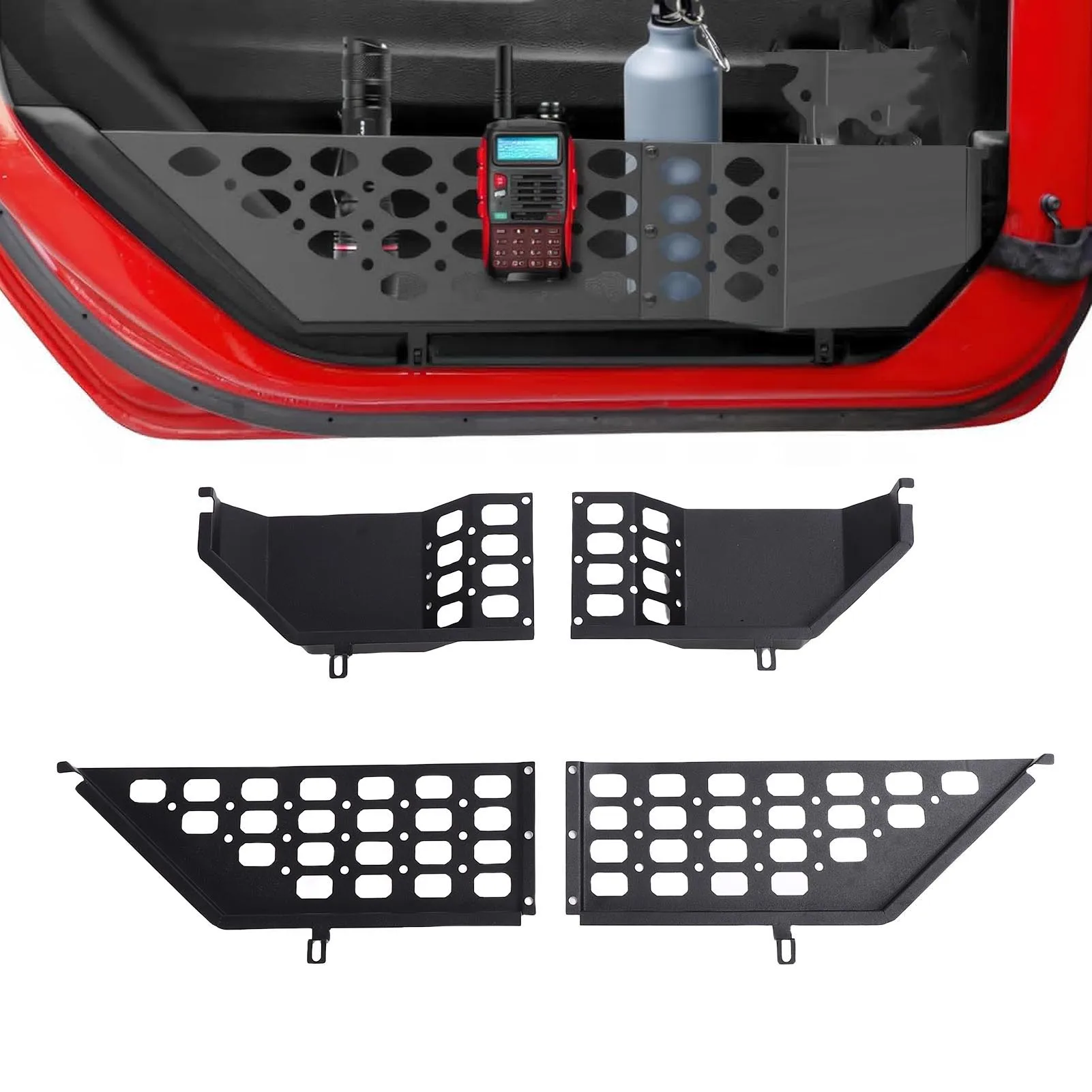 

Metal Front Door Storage Box Rugged Improve Storage Efficiency Anti Door Side Insert Organizer Box for Vehicle