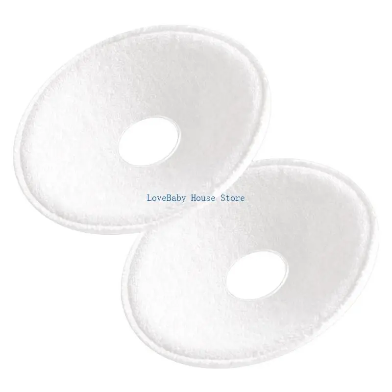 BX0D 1 زوج وسادة التمريض تنفس الطفل الرضاعة الطبيعية وسادة للأم التمريض الأساسية توفير الراحة ومنع التسرب