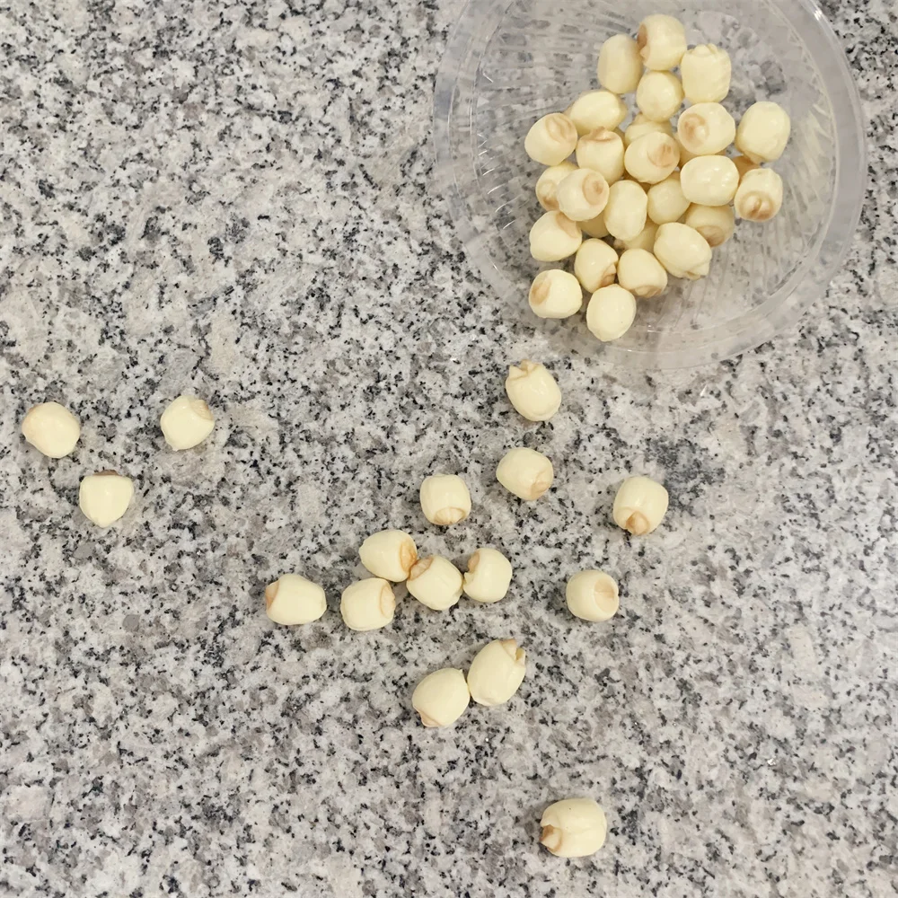 50g/100g Water Lily Lotus Nuts Traditional Snack Lotus Seeds Shooting Props Slime Accessories PVC Material Simulated Food Mode