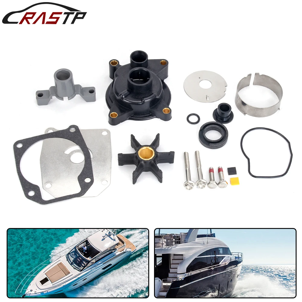

RASTP-439077 Water Pump Impeller Kit For Johnson Evinrude 35 40 45 48 50 55 60 HP Outboard Models With Housing 18-3399 TC055