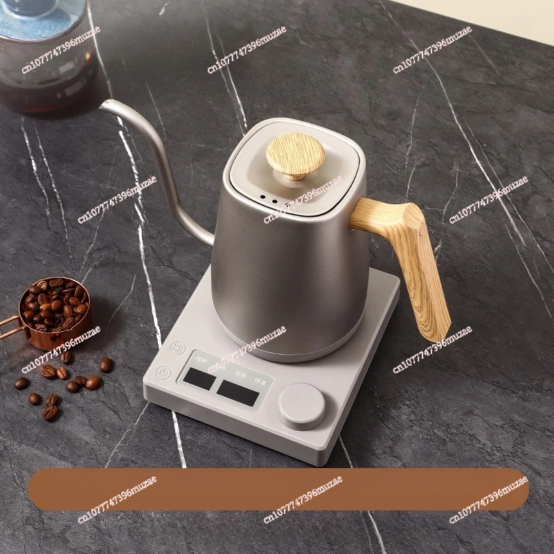Kettle Intelligent temperature control Hand brewing pot Coffee pot Slender mouth Goose neck temperature control Coffee