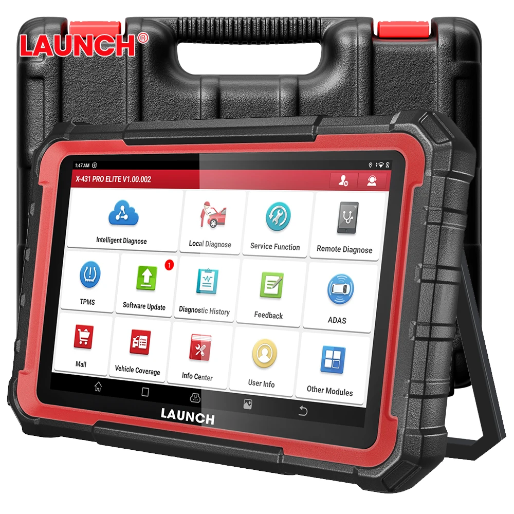 LAUNCH X431 PRO Elite 2026 Neues Bidirektionales Diagnosegerät, 35+ Reset-Funktionen, ECU-Codierung, All-in-One Vollsystem-Diagnosescanner, CANFD&DoIP, FCA AutoAuth, VAG Guide, Identisch mit Pro3s+