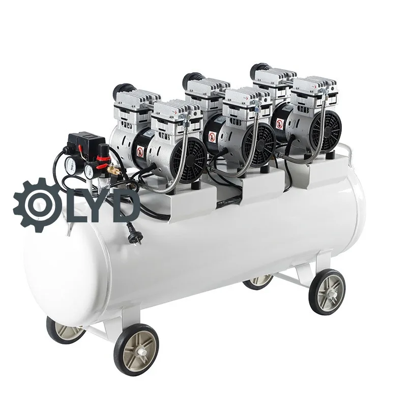Oil Free Silent Air Compressor High Pressure Inflator Paint Woodworking Small Air Compressor Industry-Specific Equipment
