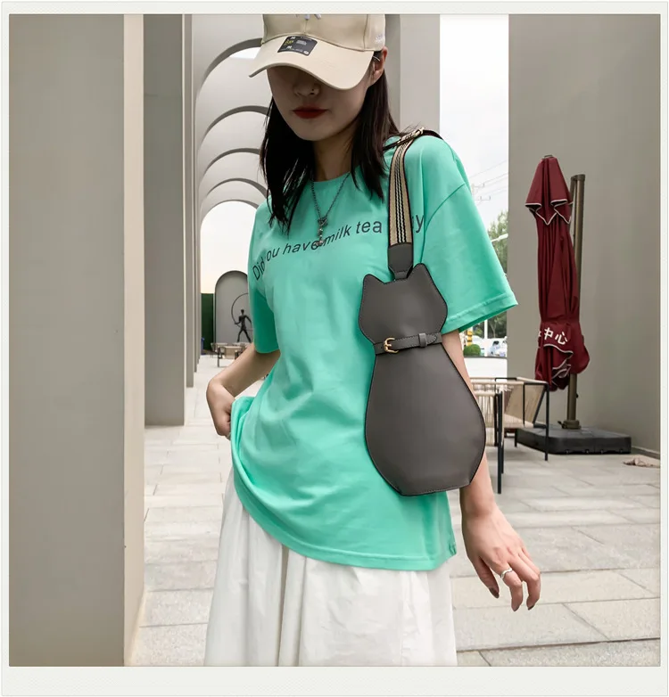 Fun Cartoon Cat Style Purses and Handbags for Women Novelty Handbag Girls Shoulder Crossbody Casual Female Clutch Designer Bag