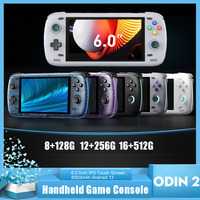 Ayn Odin 2 Handheld Game Console 6.0 Inch IPS Touch Screen 8000mAh Android 13 Portable Game Video Player Support Wifi Bluetooth