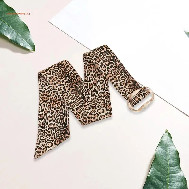 Accessori per cintura decorativa per feste formali con cintura larga leopardata accattivante