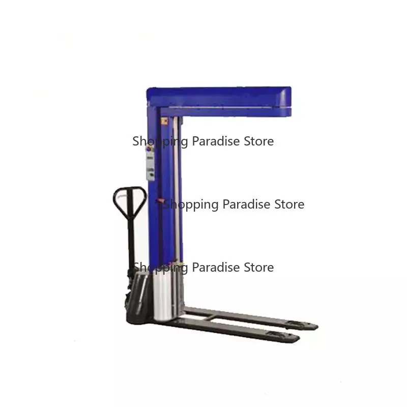 Mobile Semi-Automatic Rotary Arm Forklift Pallet Stretch Wrapper - Packaging Wrapping Machine