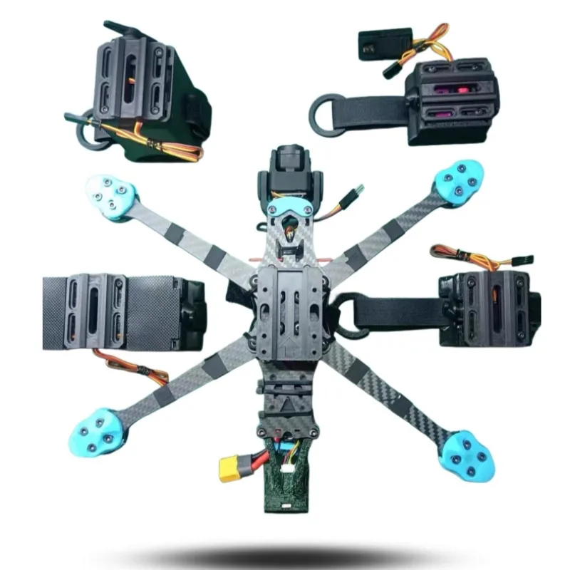 FPV universal catapult, quick detachable airdrop, 2kg load-bearing, drop resistant, portable drone modification accessories