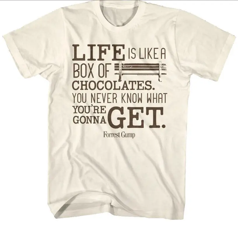 Life Is Like A Box Of Chocolates Forrest Gump T-Shirt