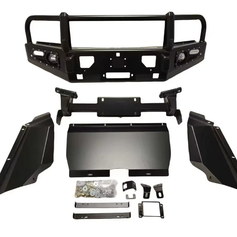 

Стальной спортивный передний бампер (кенгурятник) без креплений для Land Cruiser LC250 2015-2021, внешние аксессуары, простая установка