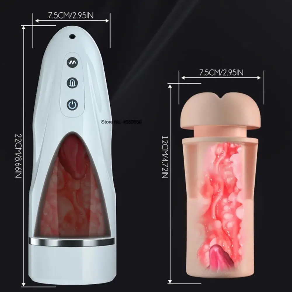 Masturbators?for Men Sex?tool Men\'s Satisfied Vagina 18 Automatic Man Masturbator Mens Masturbstor Vibrator Adult Supplies Male