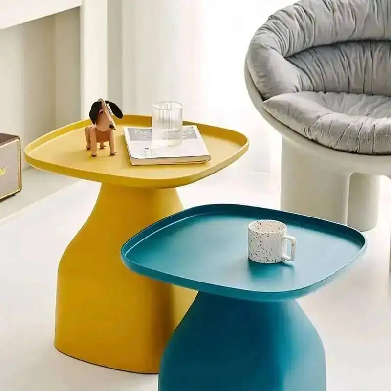 Vintage Yellow Night Table Modern Storage Trendy Nordic Nightstand Hidden Desk With Comodino Camera Letto Italian Furniture