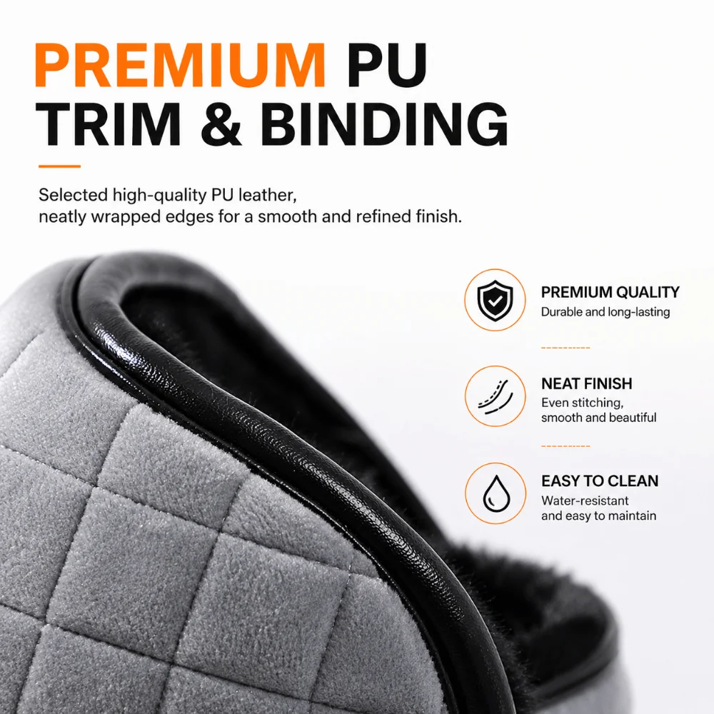 Fashion Warm Winter Earmuffs Faux Fur Folding Earflap Protection Cold Protection Portable Ear Warmer Outdoor