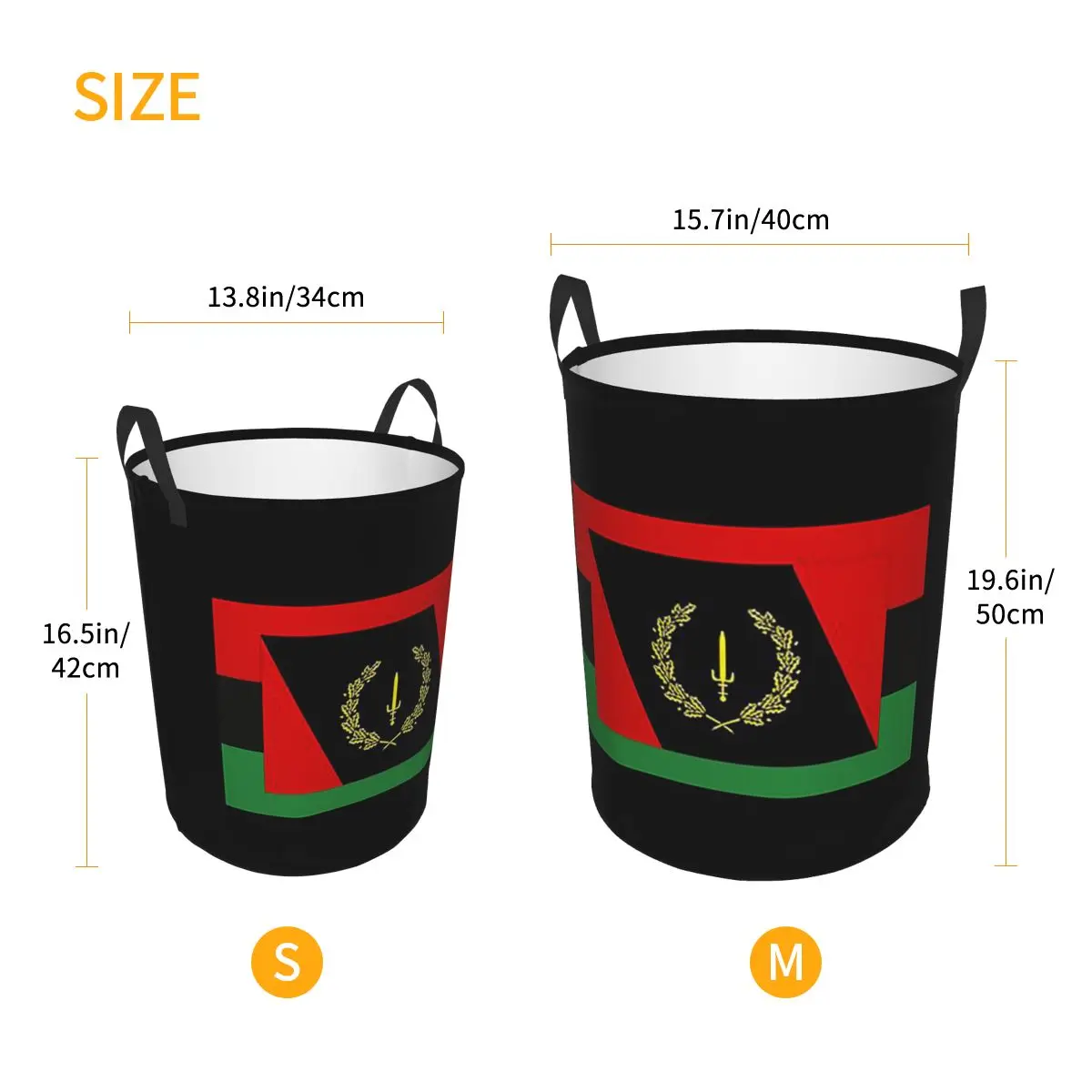 Copy Of Black American Heritage Flag Foldable Laundry Baskets Dirty Clothes Home Organizer Large Waterproof Bucket For Home Kids